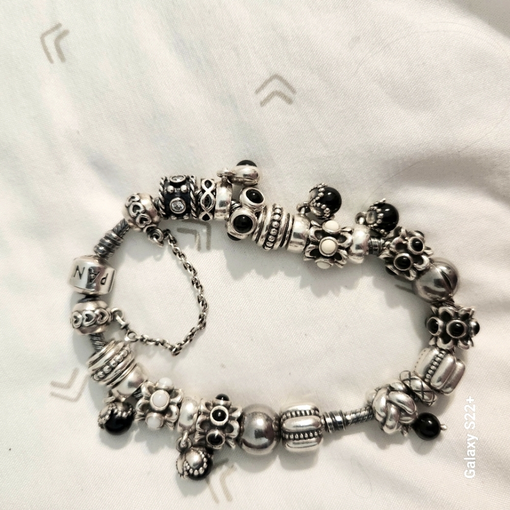Pandora 2 Rhodium clips Only** (Reserved)**